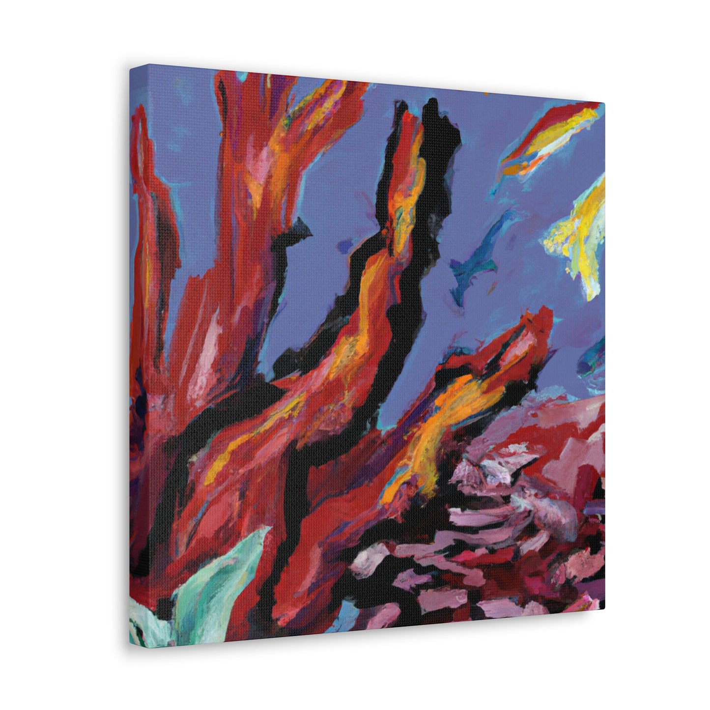 "Coral in Abstraction" - Canvas