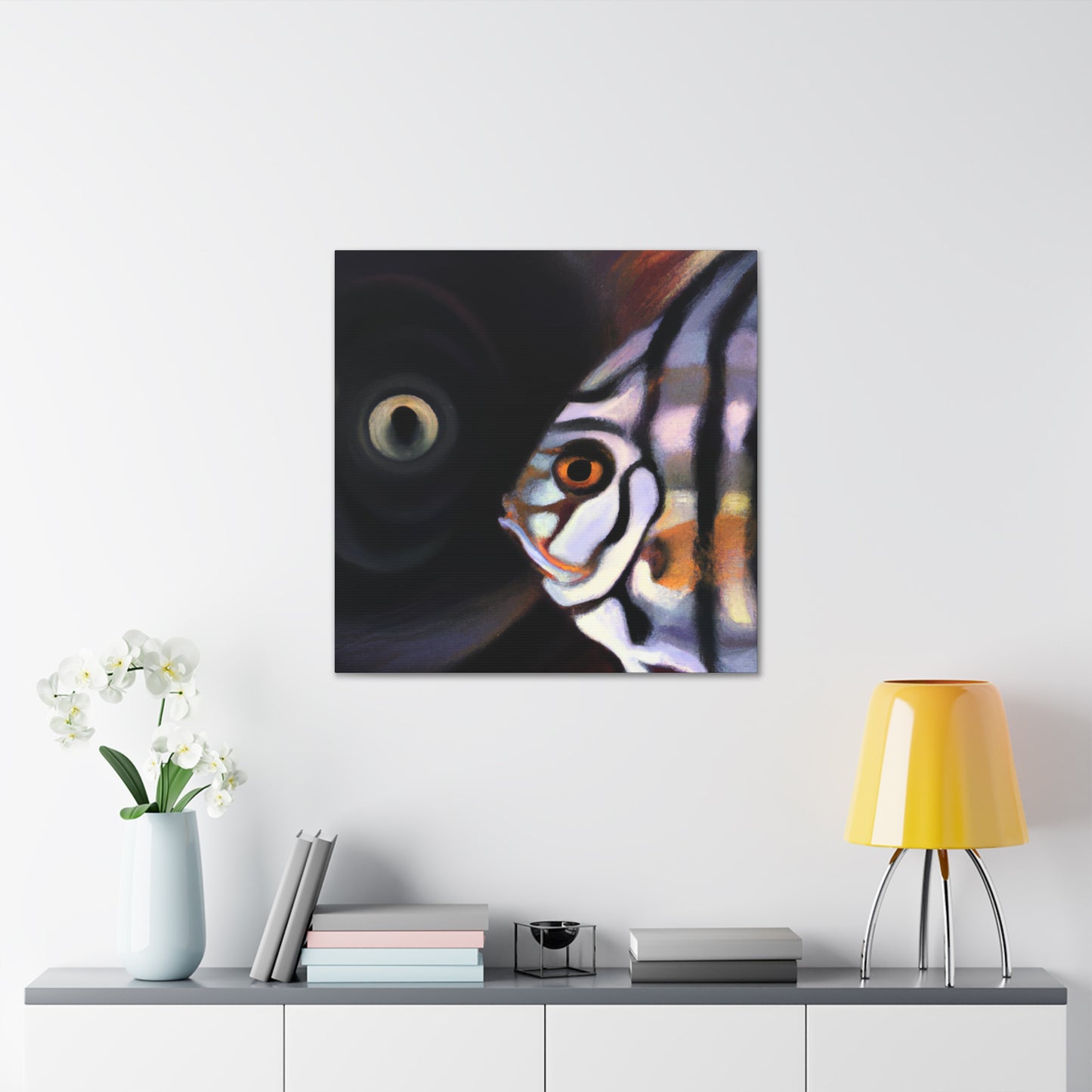 "Discus Dance in Light" - Canvas