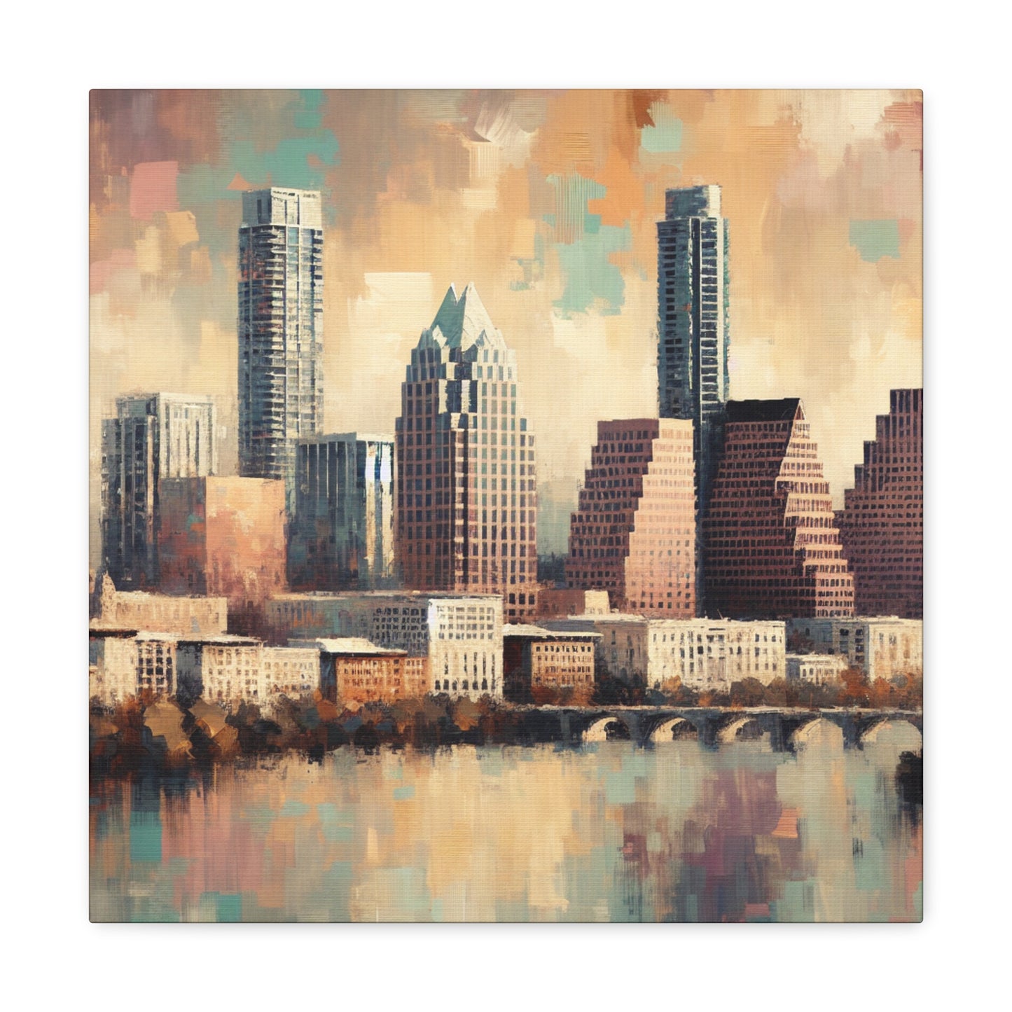 "Vibrant Texan Canvases" - Canvas