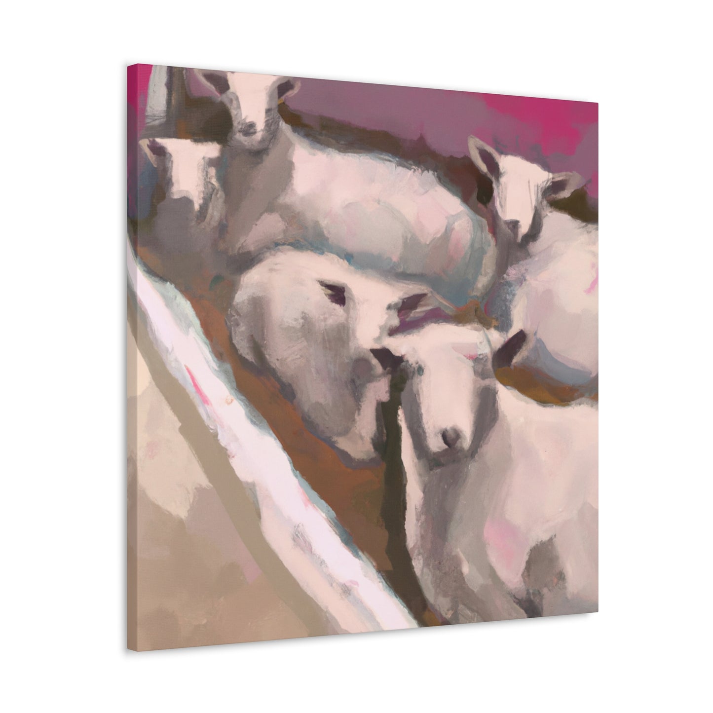 "Dreaming Sheep in Cloudland" - Canvas