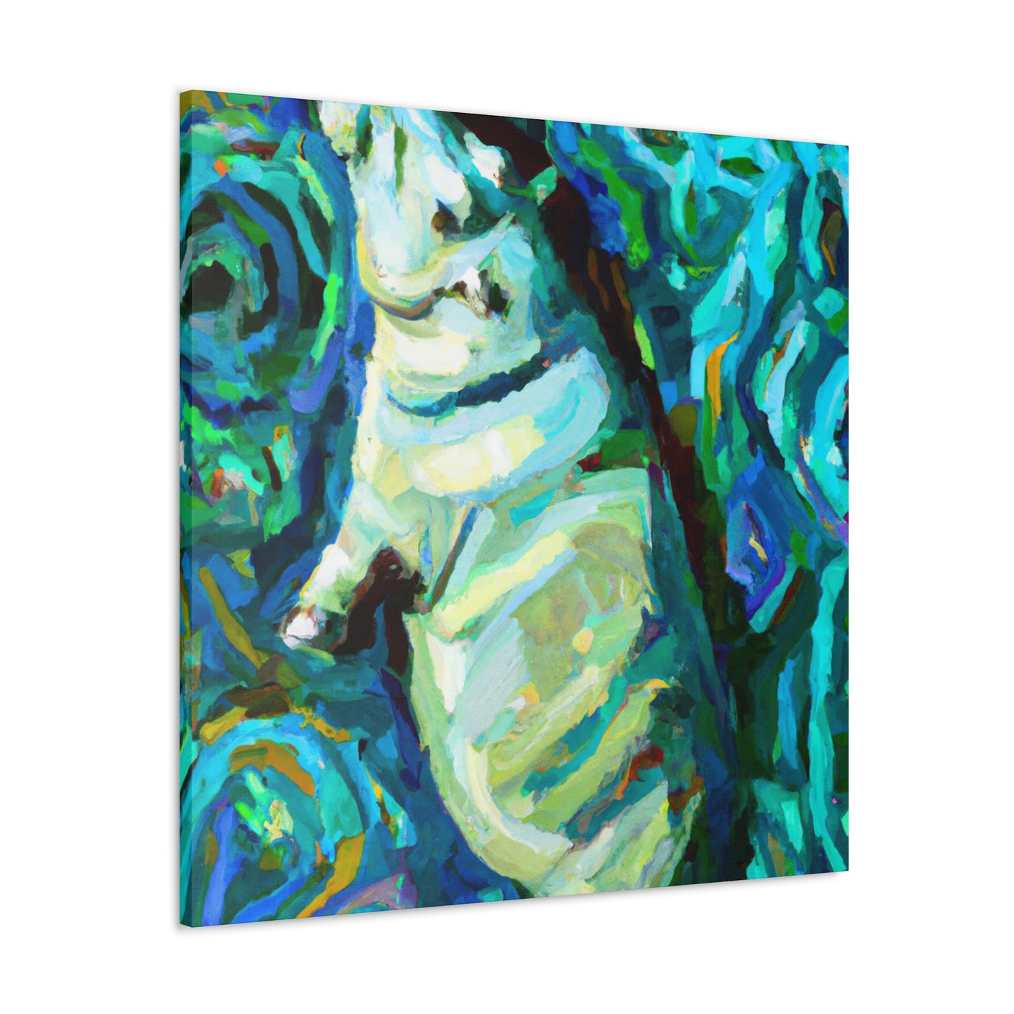 'Manatee in Abstract' - Canvas