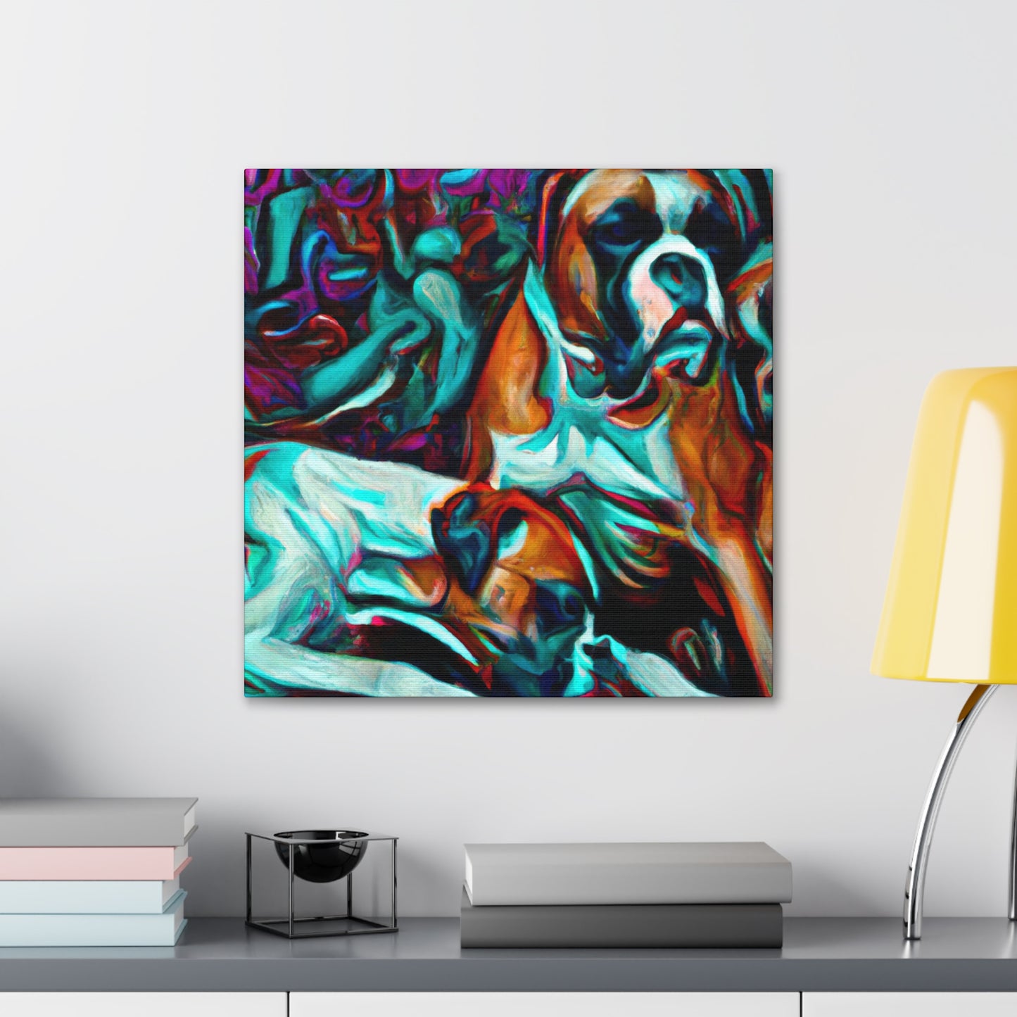 "Boxer at Twilight Dream" - Canvas