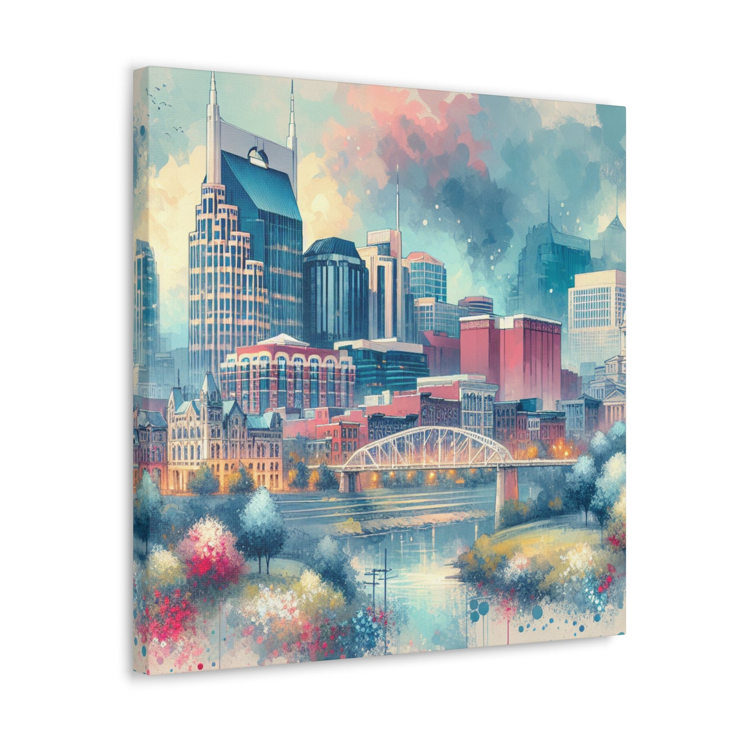 "Melodic City Symphony" - Canvas