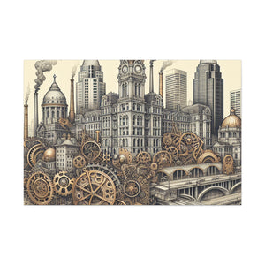 "Cincinnati's Gilded Brilliance" - Canvas