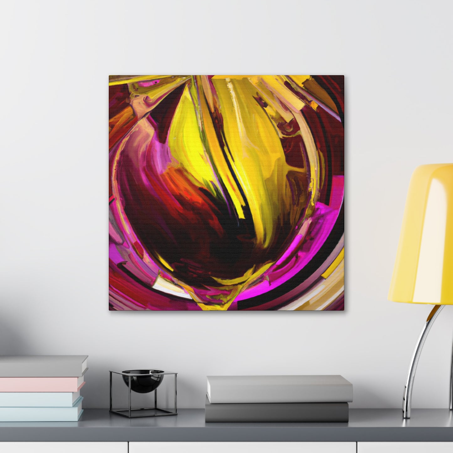 "Empty Wine Glass Dance" - Canvas