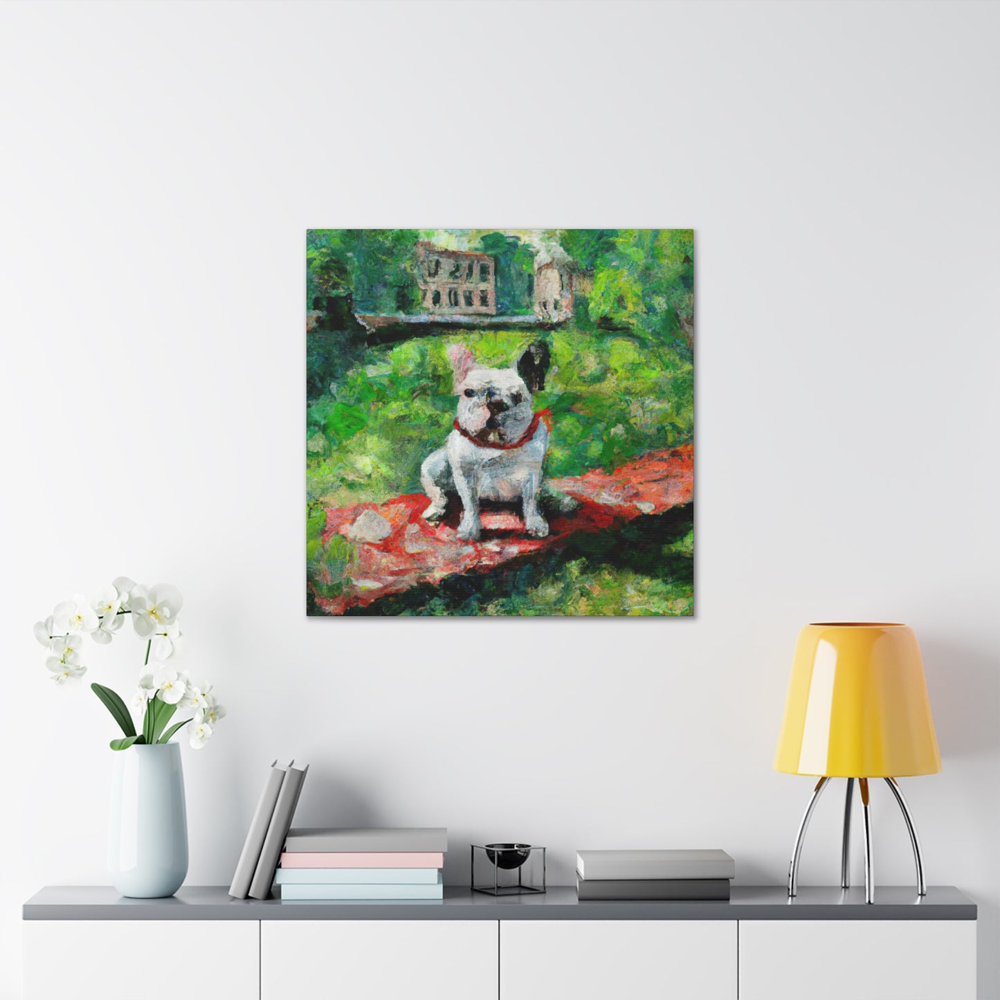 "The French Bulldog Portrait" - Canvas