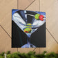 "Martini: Impact of Glass" - Canvas