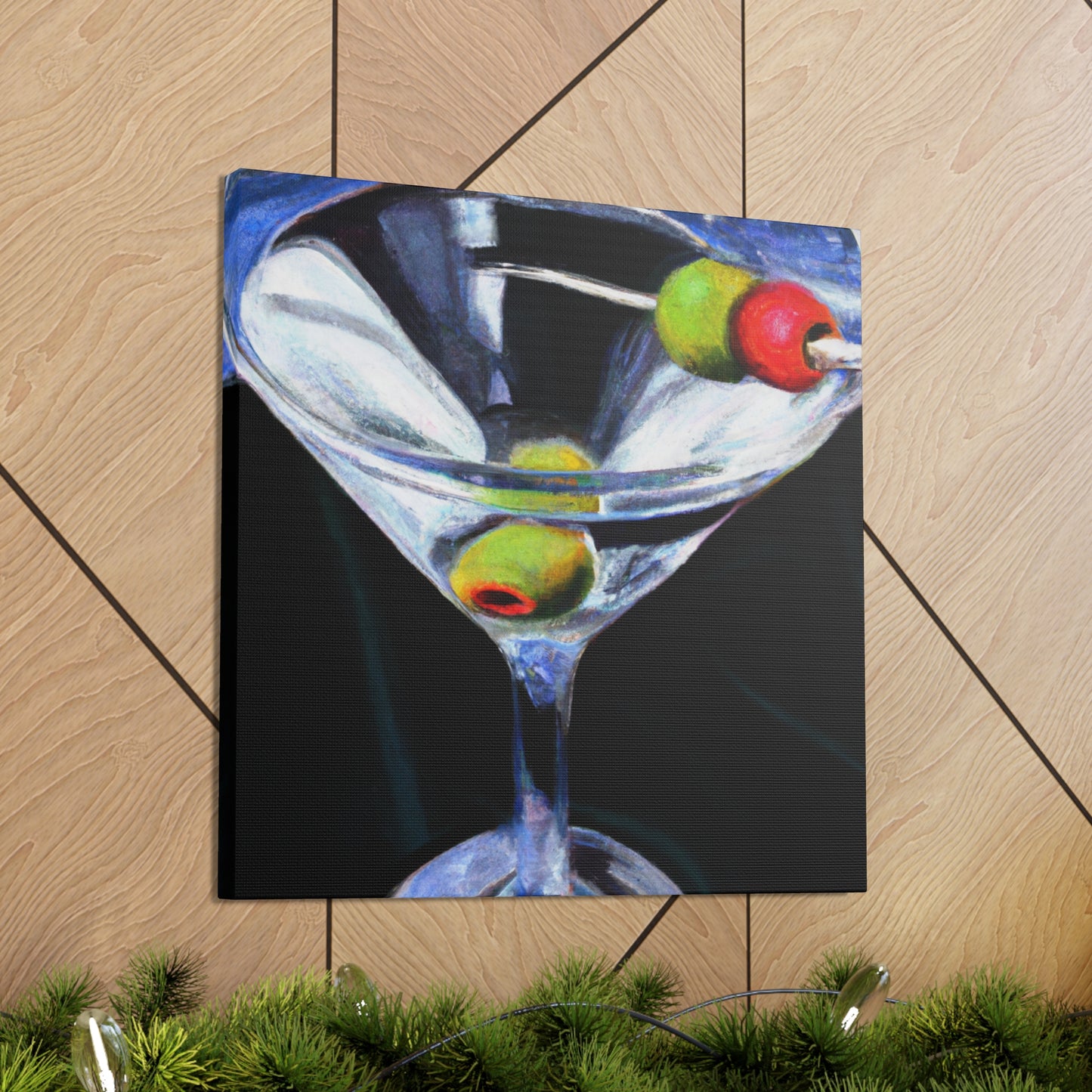 "Martini: Impact of Glass" - Canvas