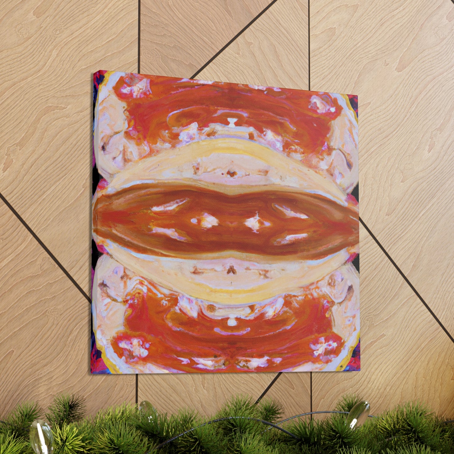 'Pancakes Pop Passionately' - Canvas