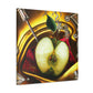 "Apple Adorned in Rococo" - Canvas