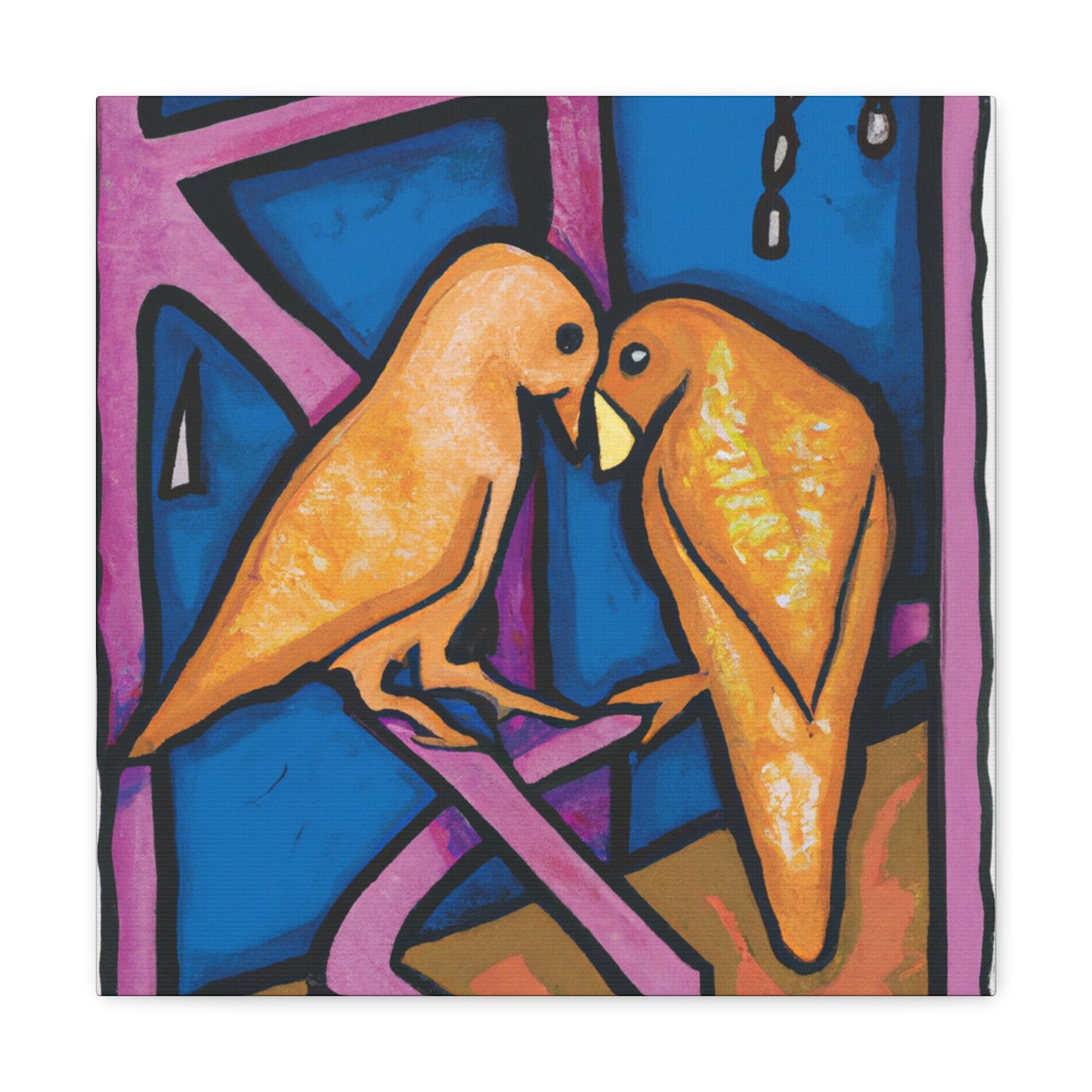 Lovers in Harmony. - Canvas