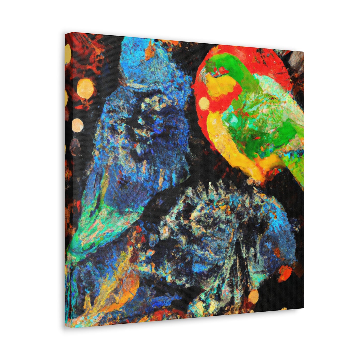 "Pionus at Dusk" - Canvas