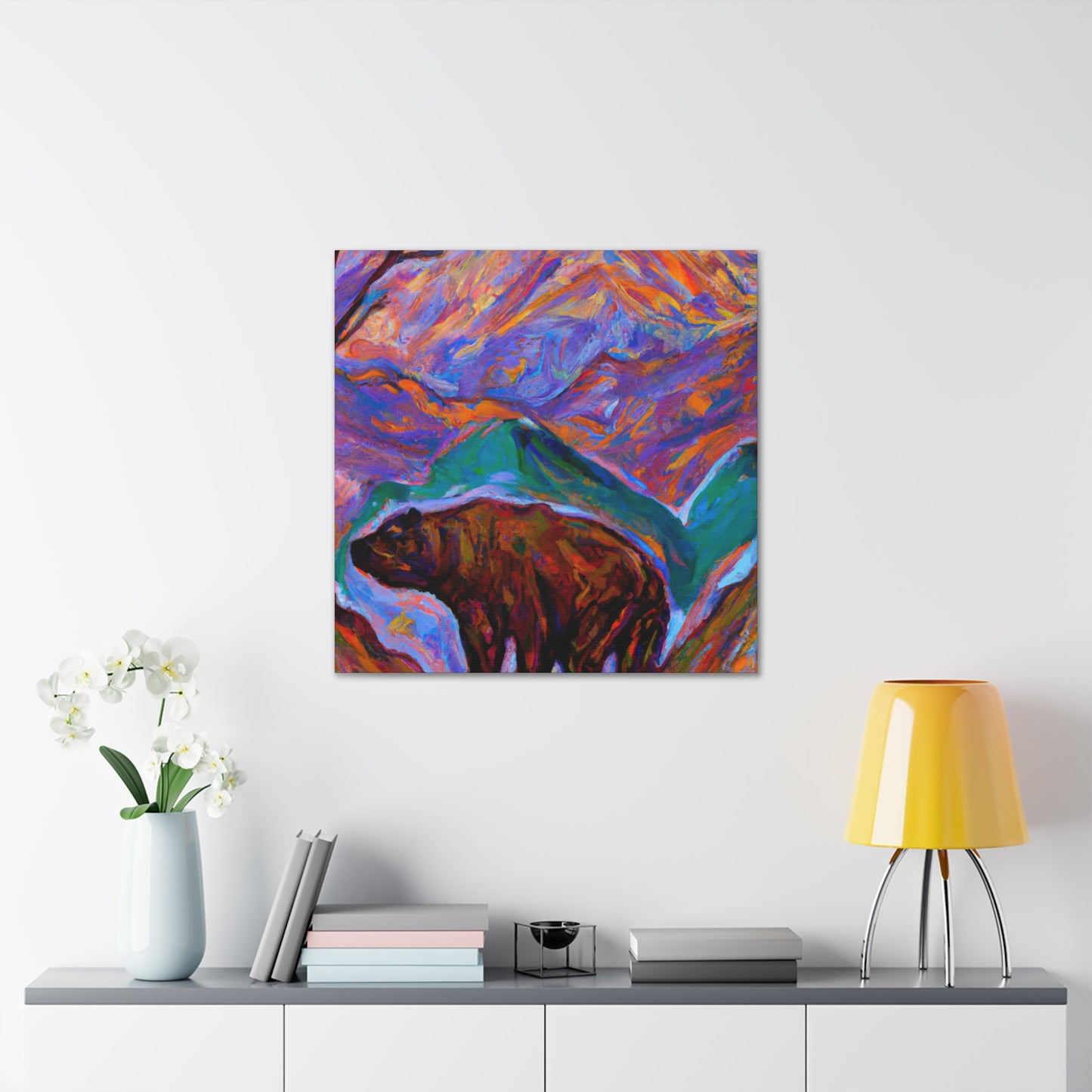 Brown Bear Awakening - Canvas