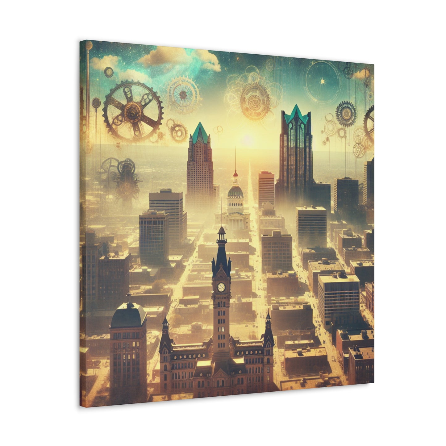 Steam City Splendor - Canvas