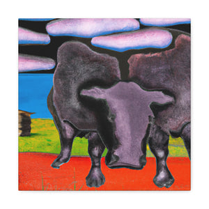 "Black Angus Dreamscape". - Canvas