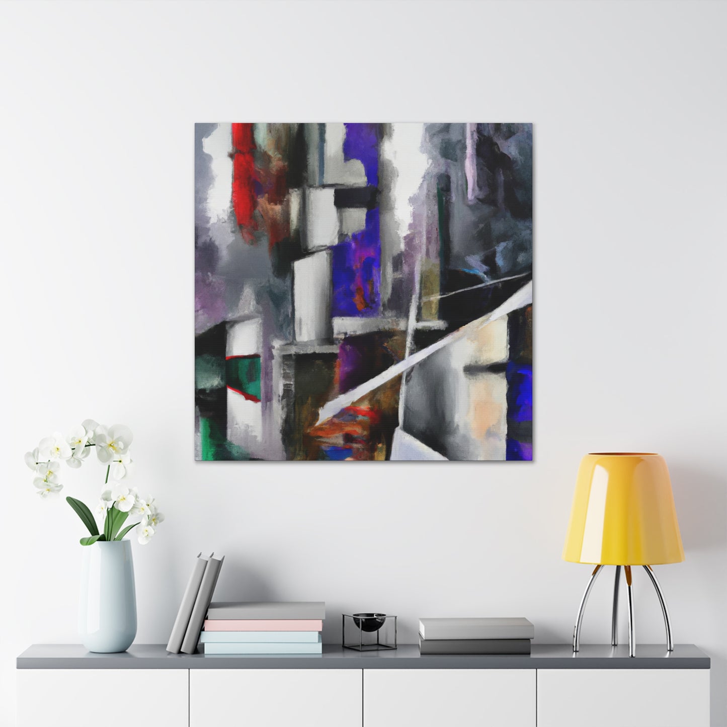 "Postmodern Expression Abstract" - Canvas