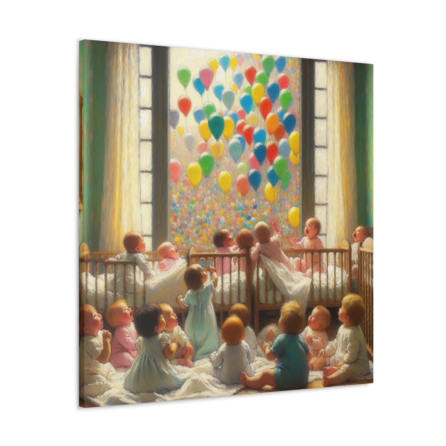 Whimsical Balloon Soiree - Canvas