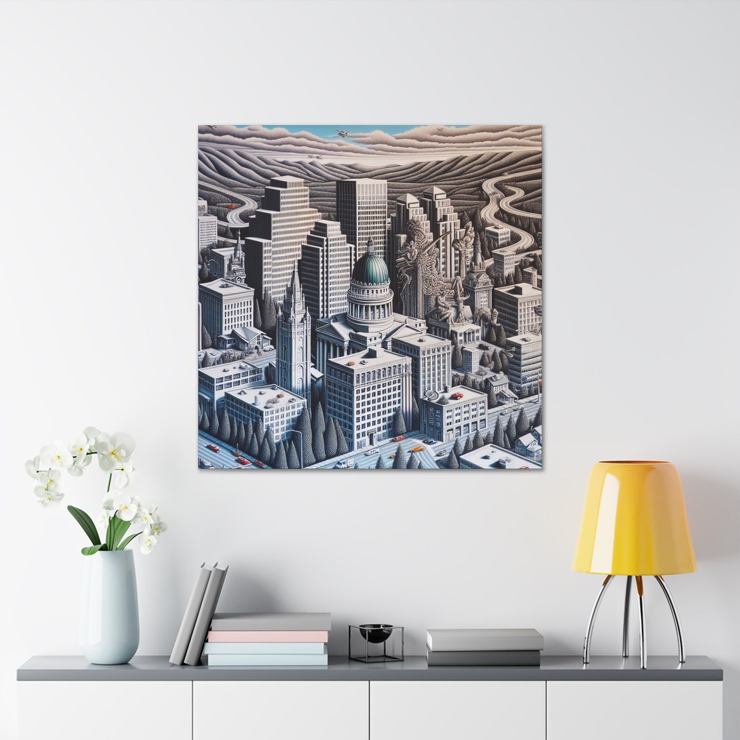 "Mirage of Modern Zion" - Canvas