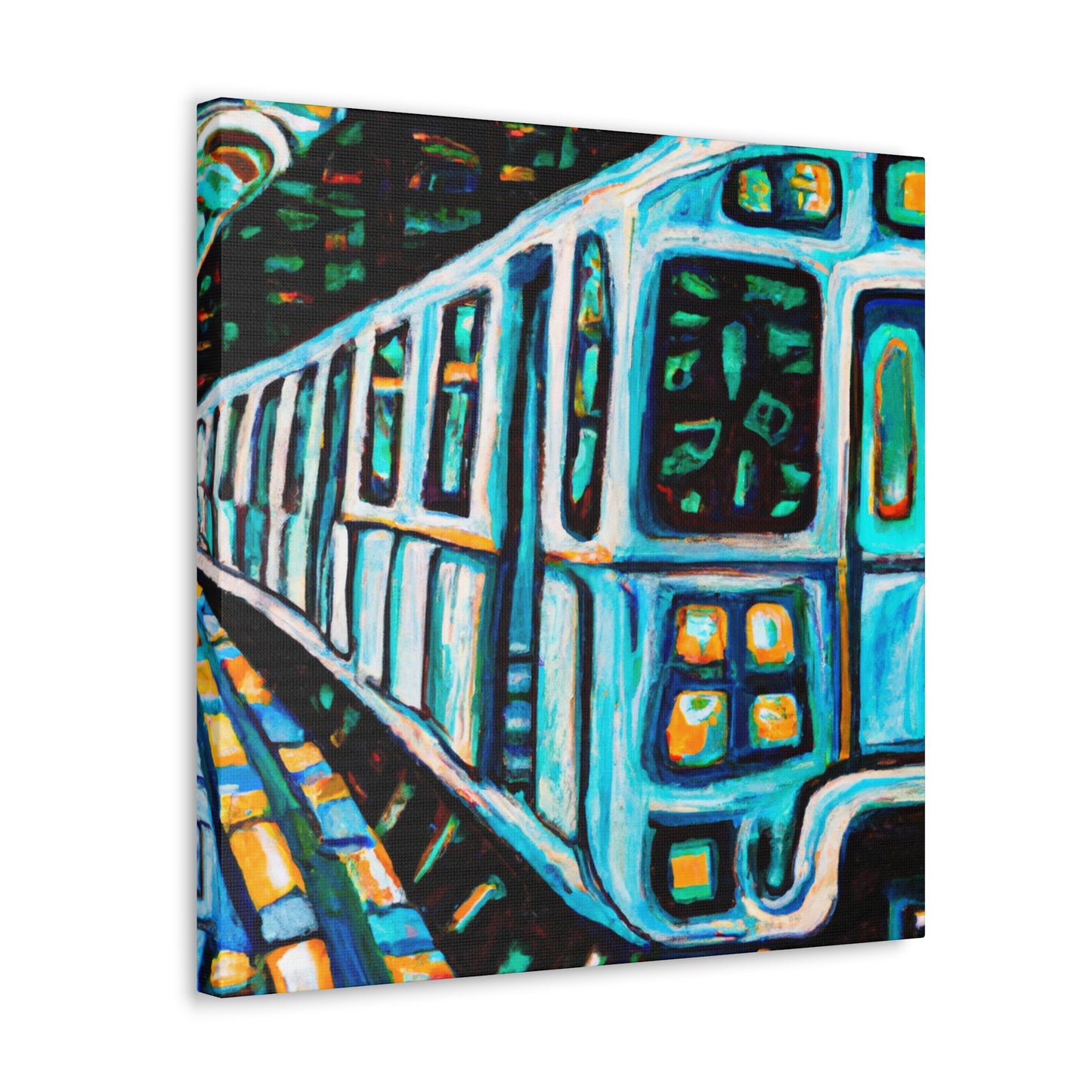 Subway Train Vizionary - Canvas