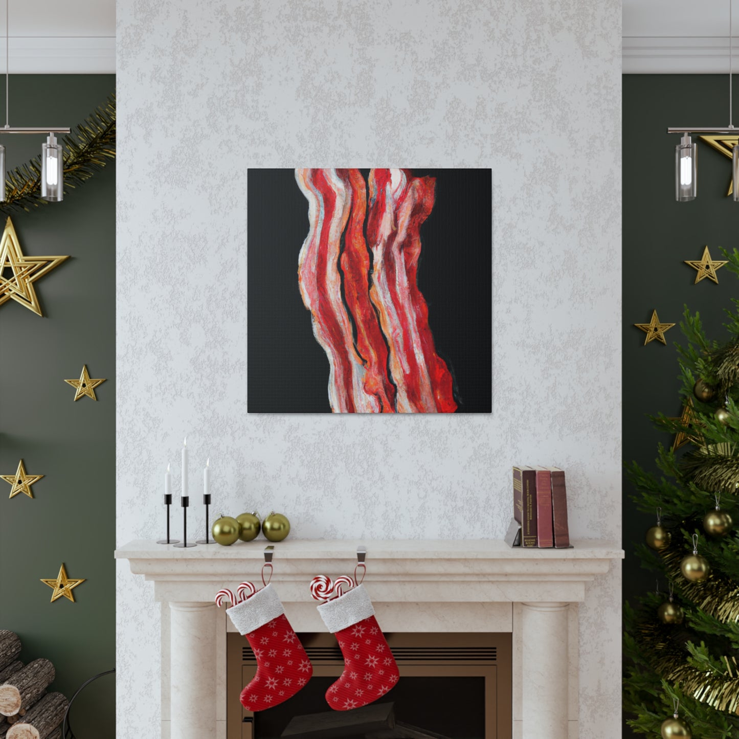 Bacon Minimalism Piece - Canvas