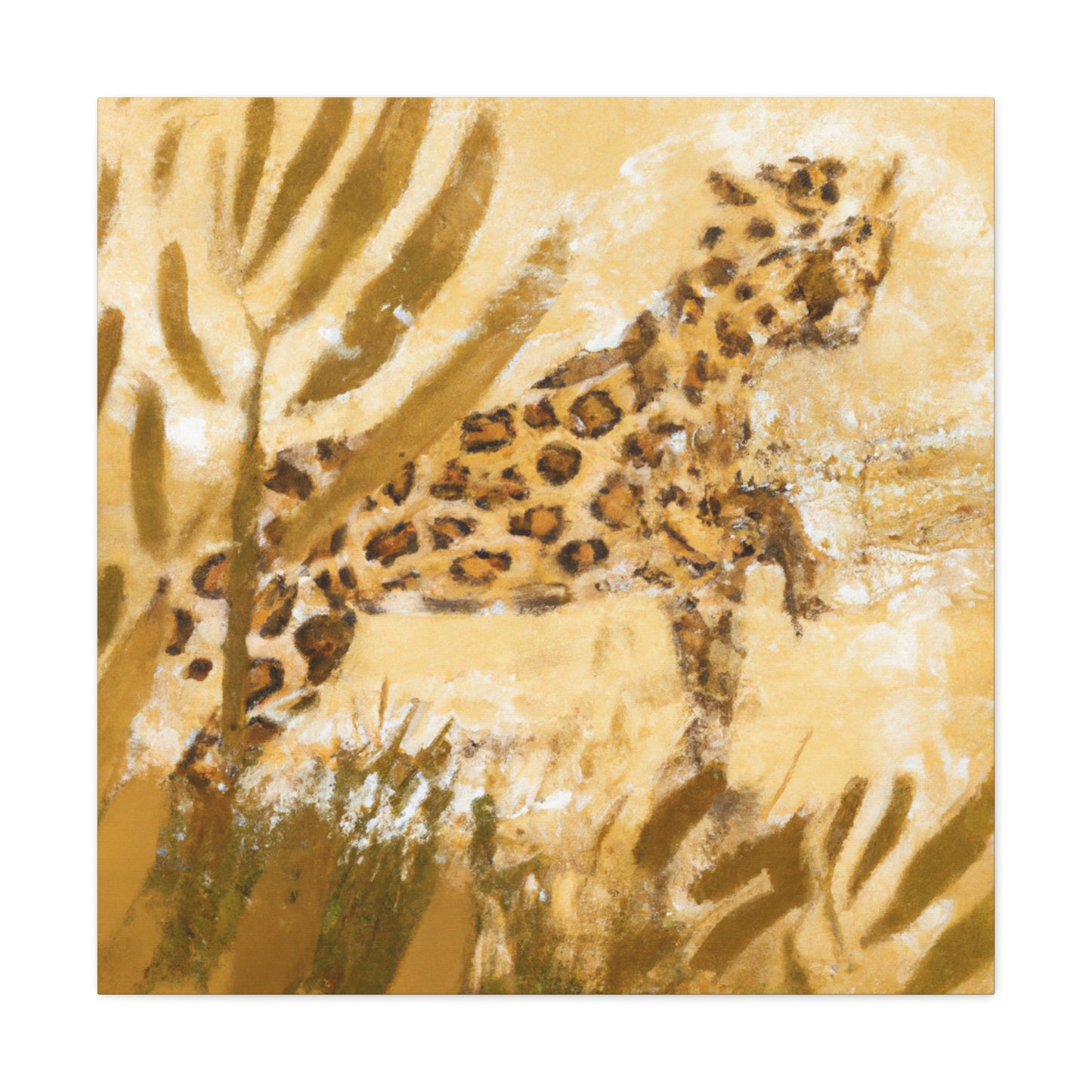 Leopard In Expressionism - Canvas