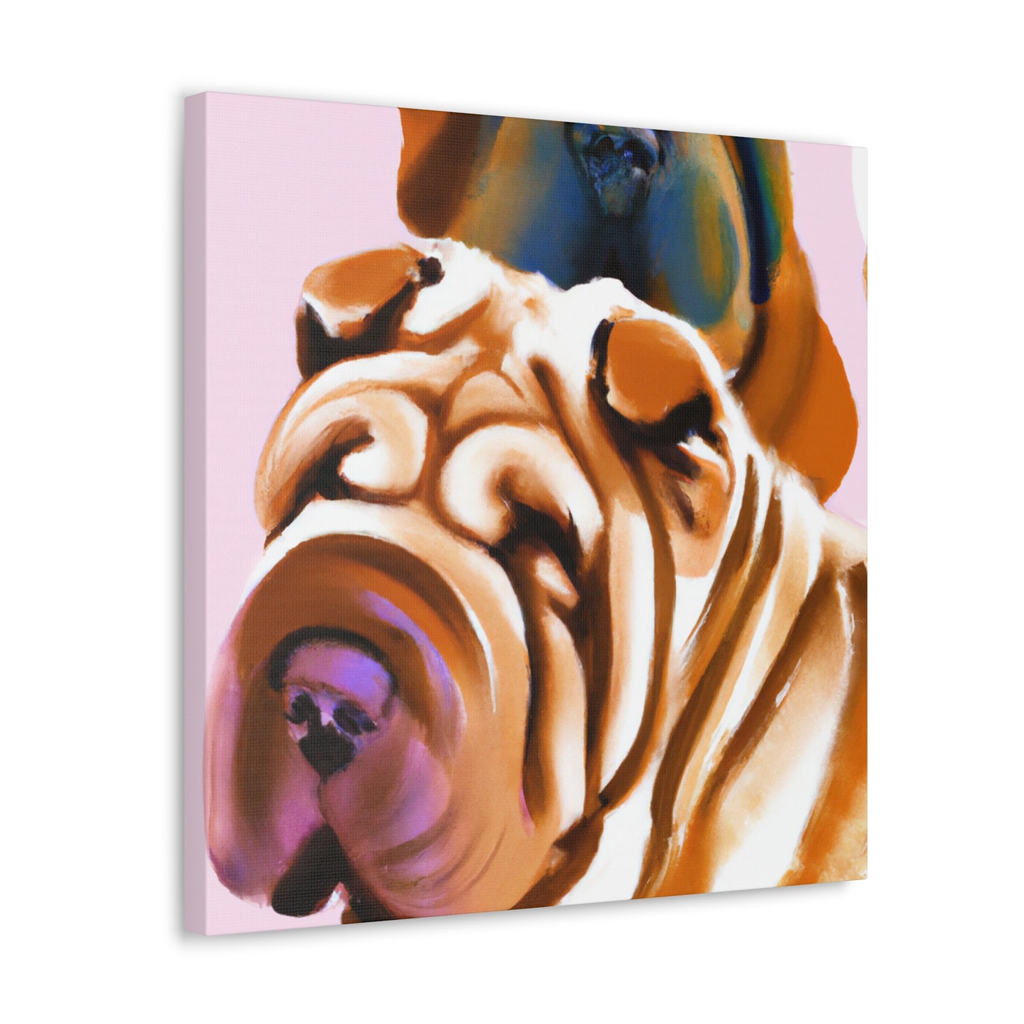 "Shar Pei Expressionism" - Canvas