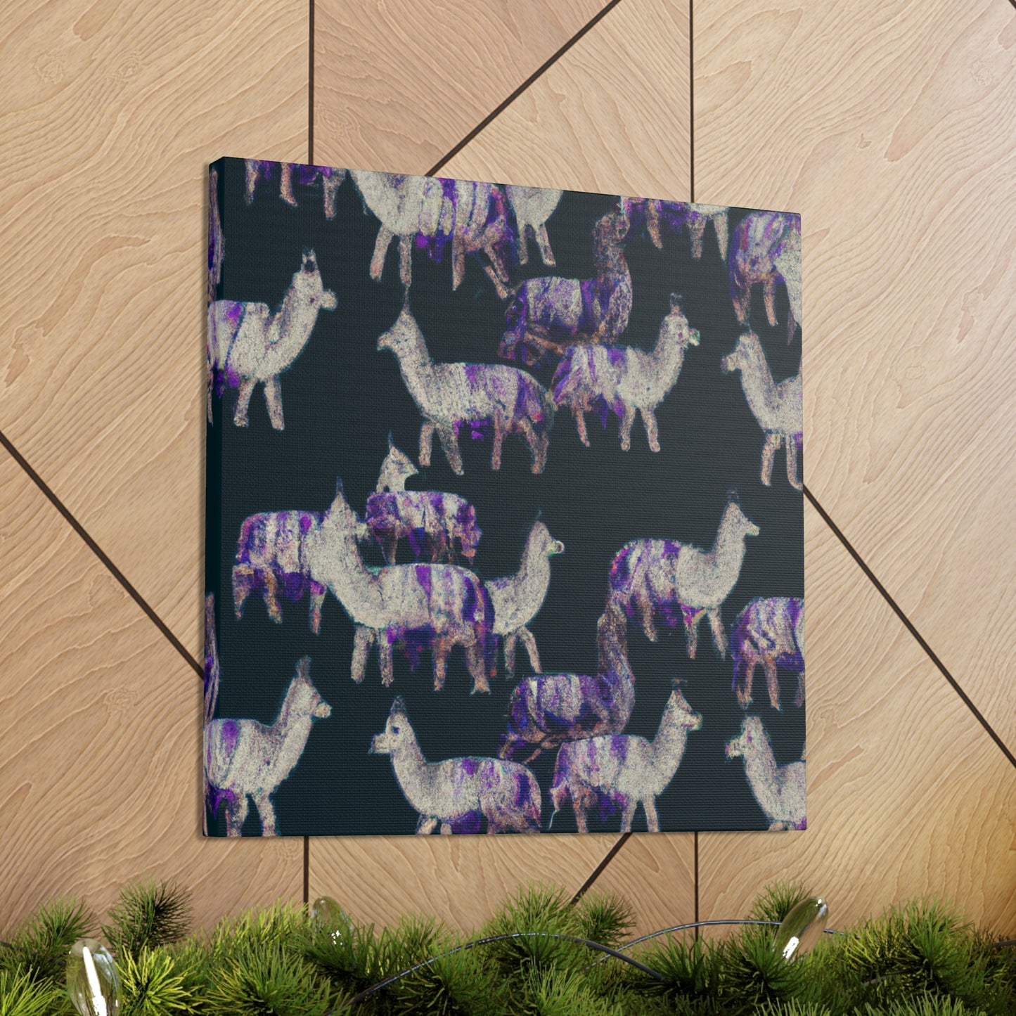 "Llama in Expressionism" - Canvas