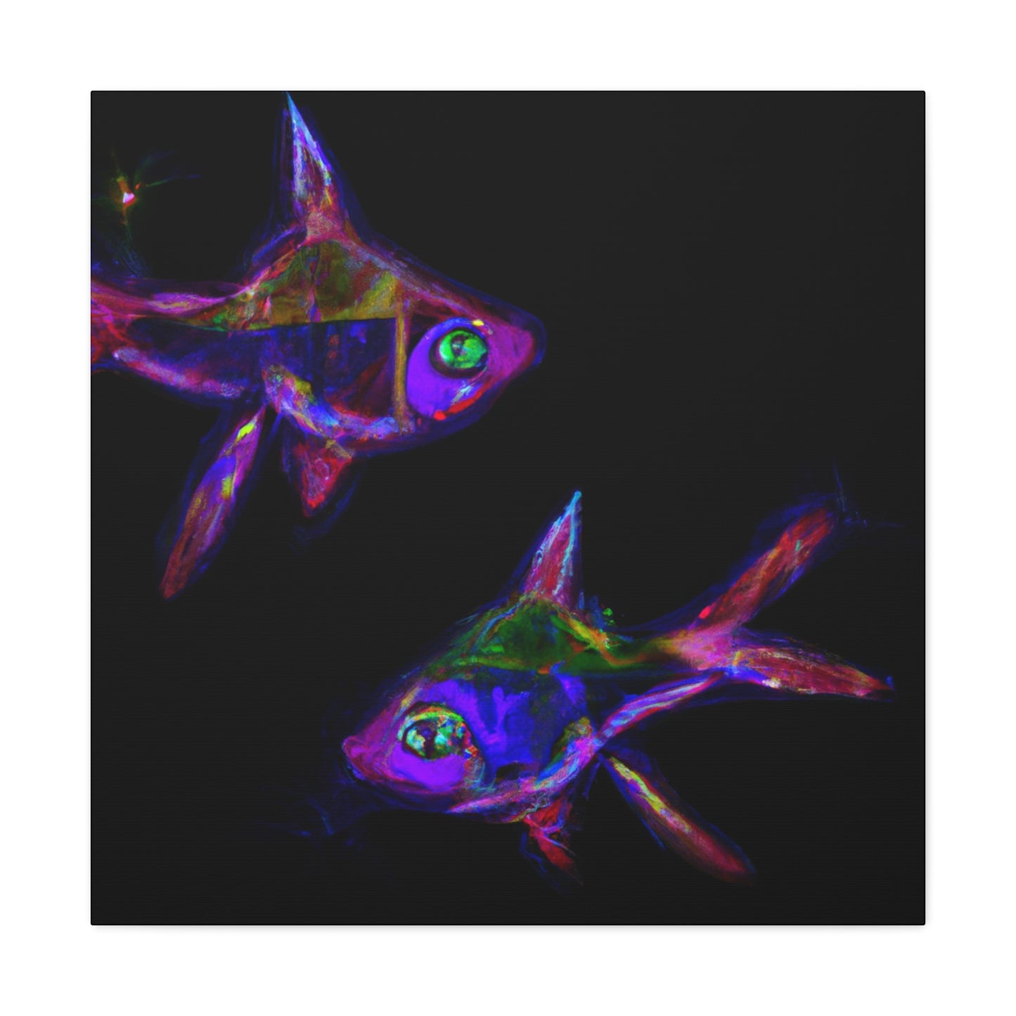 Neon Tetras Dreaming - Canvas