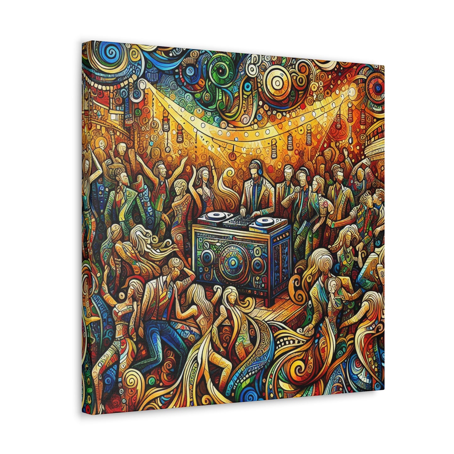 Rhythmic Revelry and Tunes - Canvas