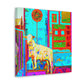 Sheep in Deco Style - Canvas