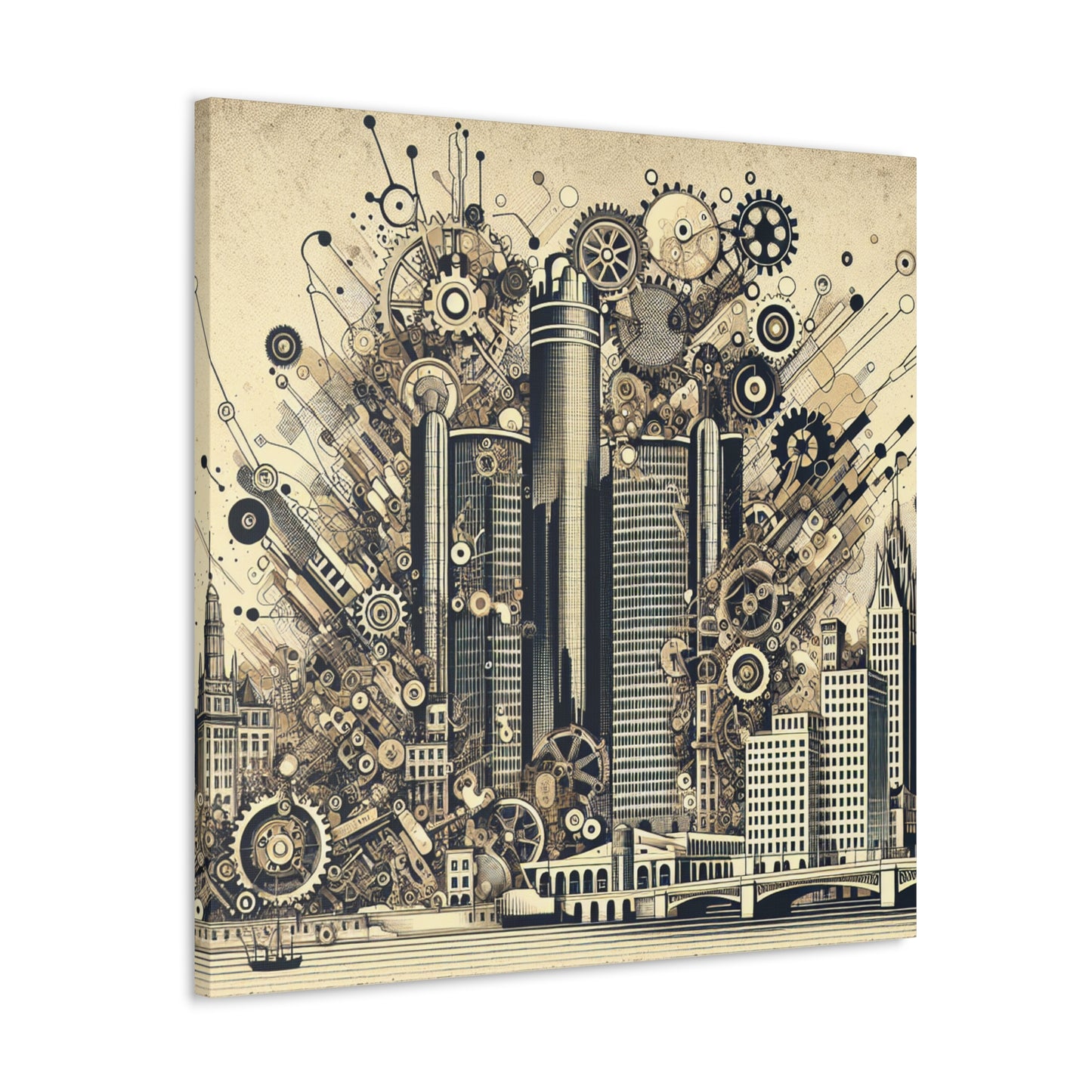 Steel City Steam Symphony - Canvas