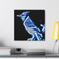 Blue Jay Expressionism - Canvas