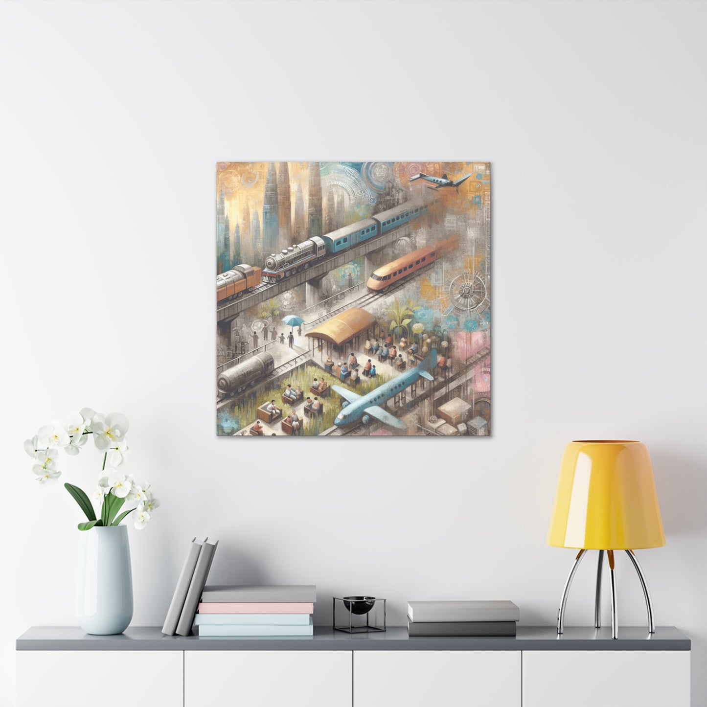 Whimsical Travel Journeys - Canvas