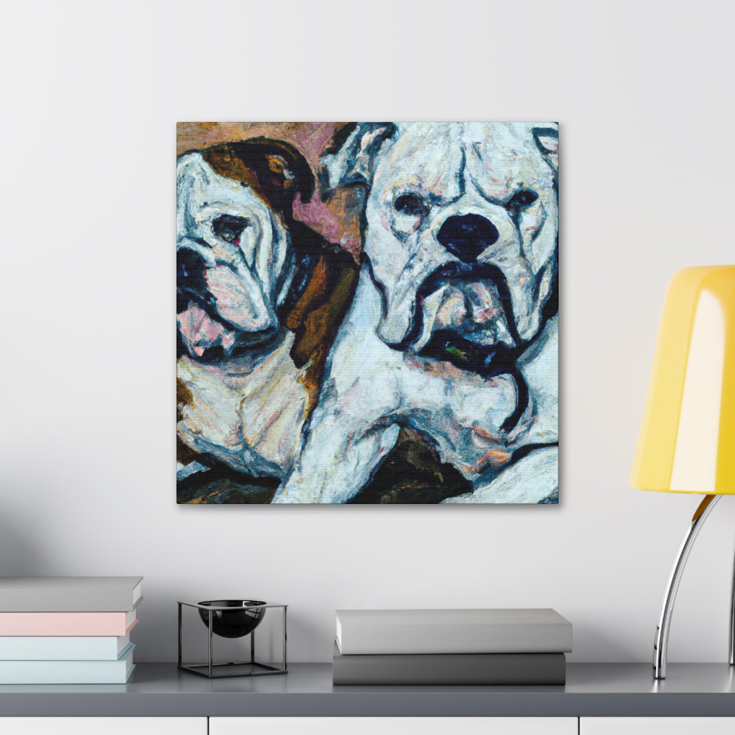 "American Bulldog Expressionism" - Canvas