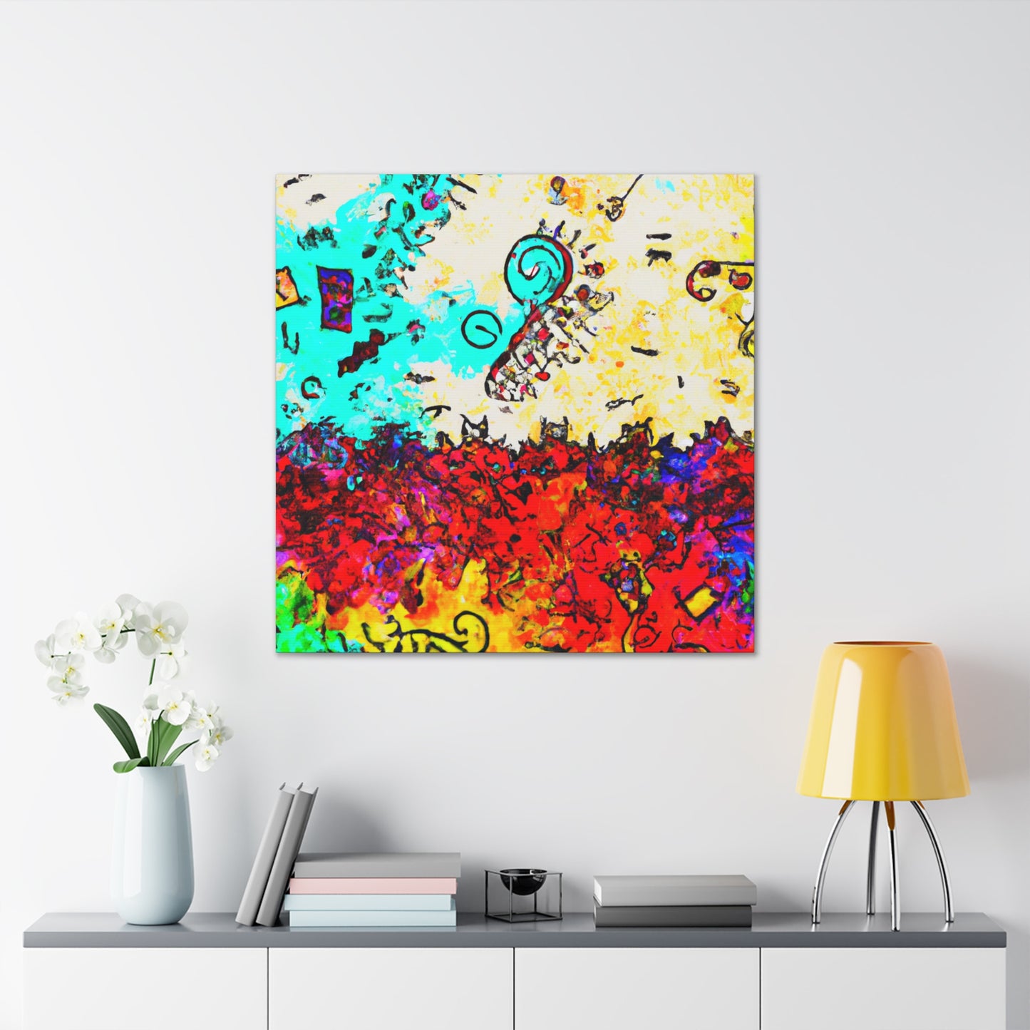 "Technicolor Dreamscape" - Canvas