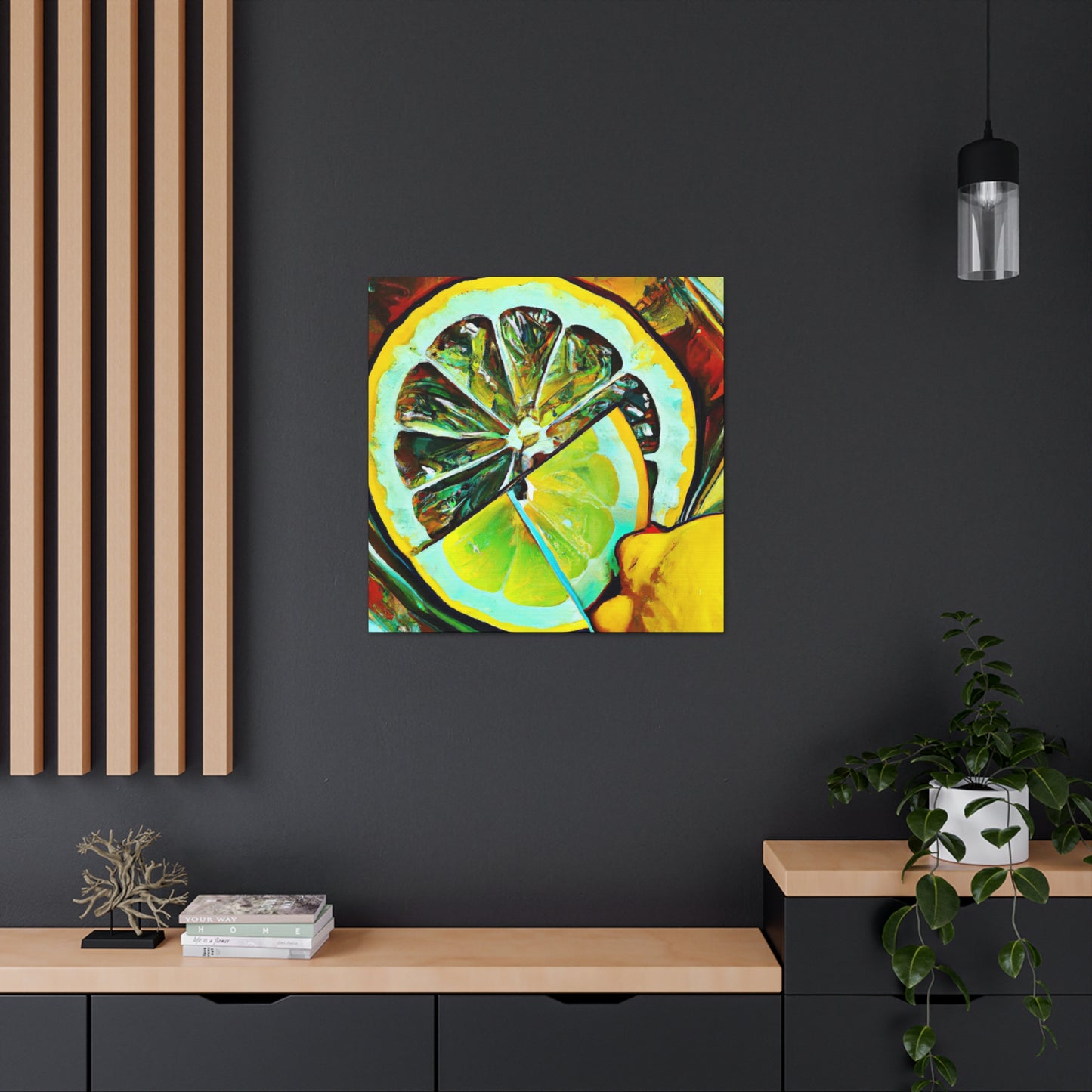 Lemon Sunshine Impression - Canvas