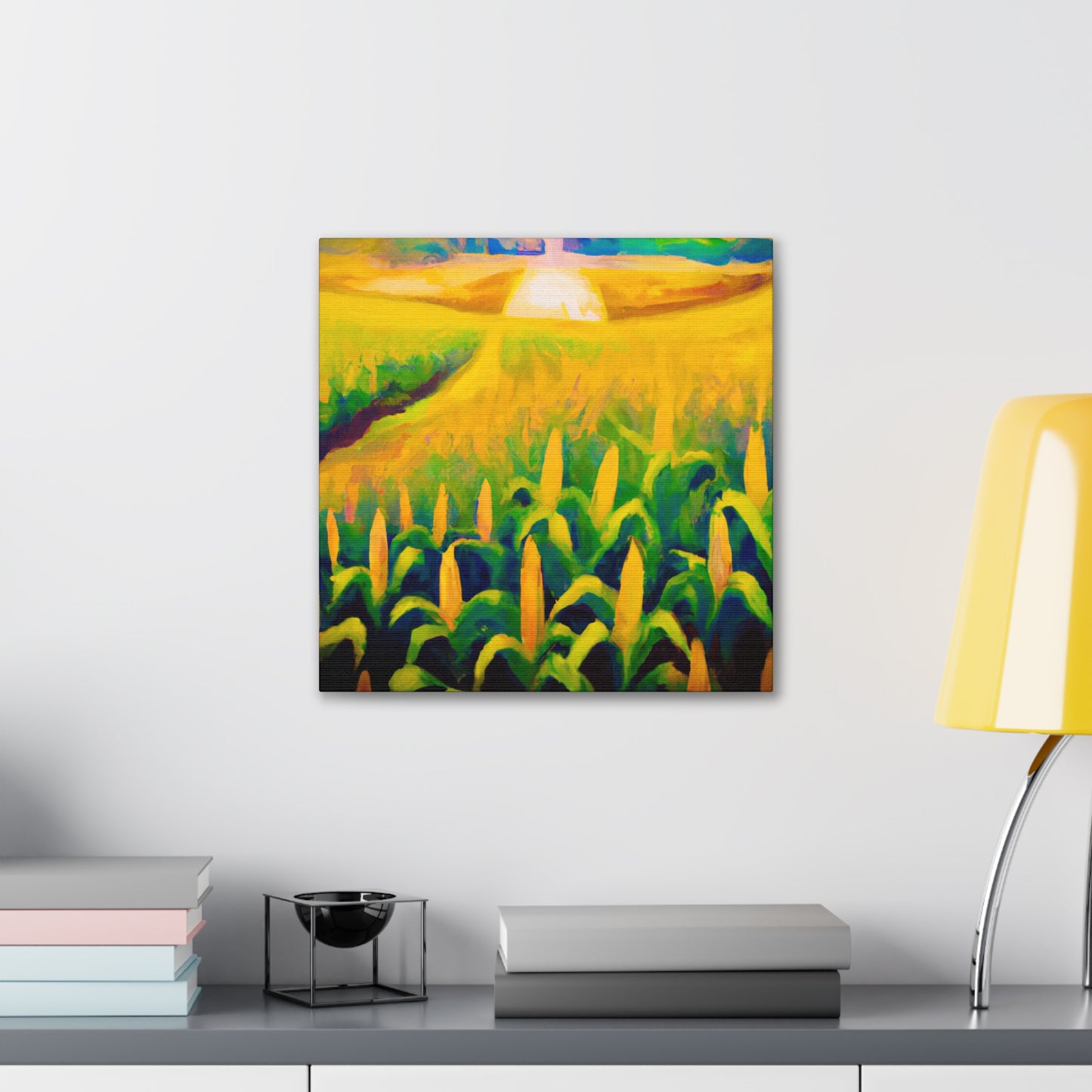 "Corn Field in Moonlight" - Canvas