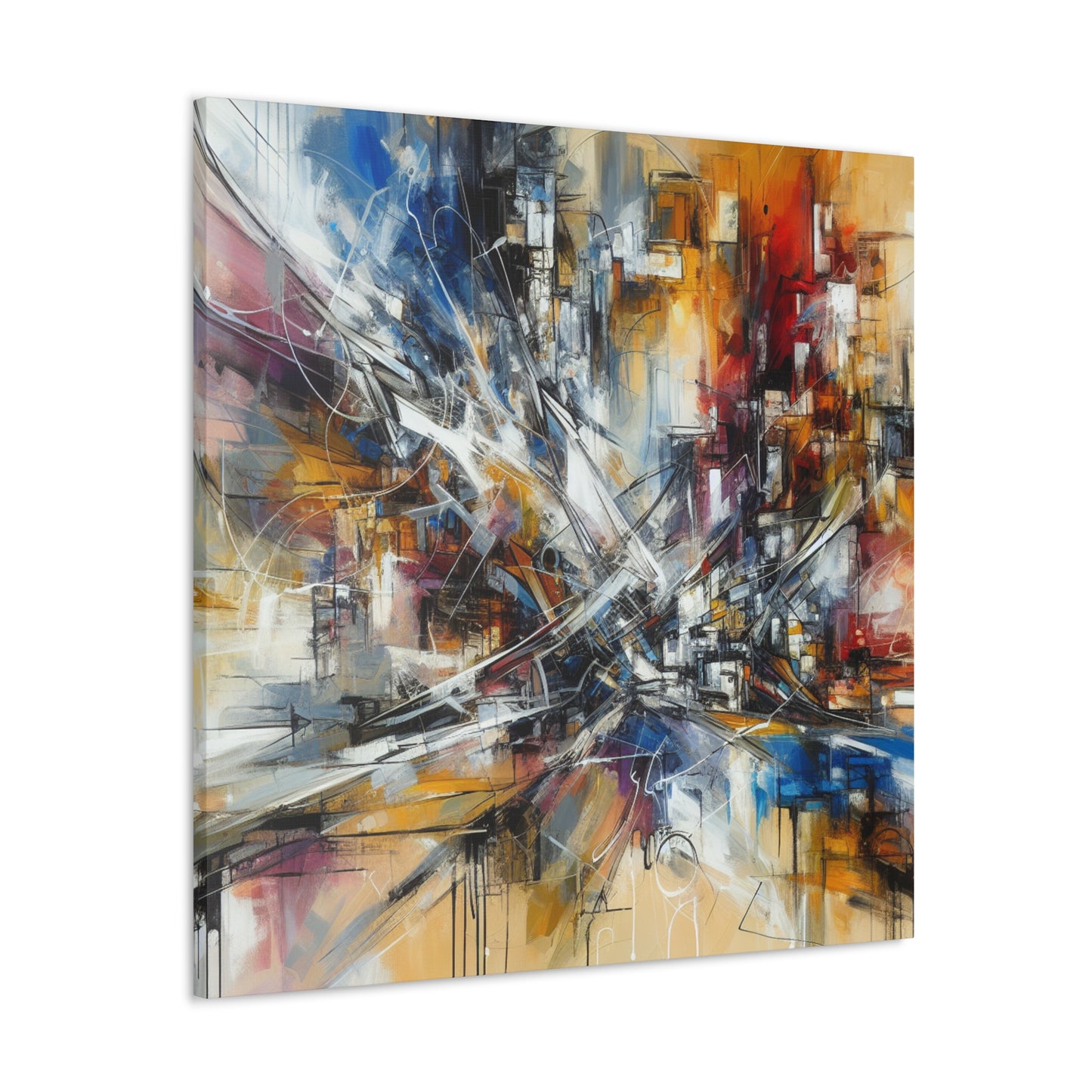 "Raging Colors Unbound" - Canvas