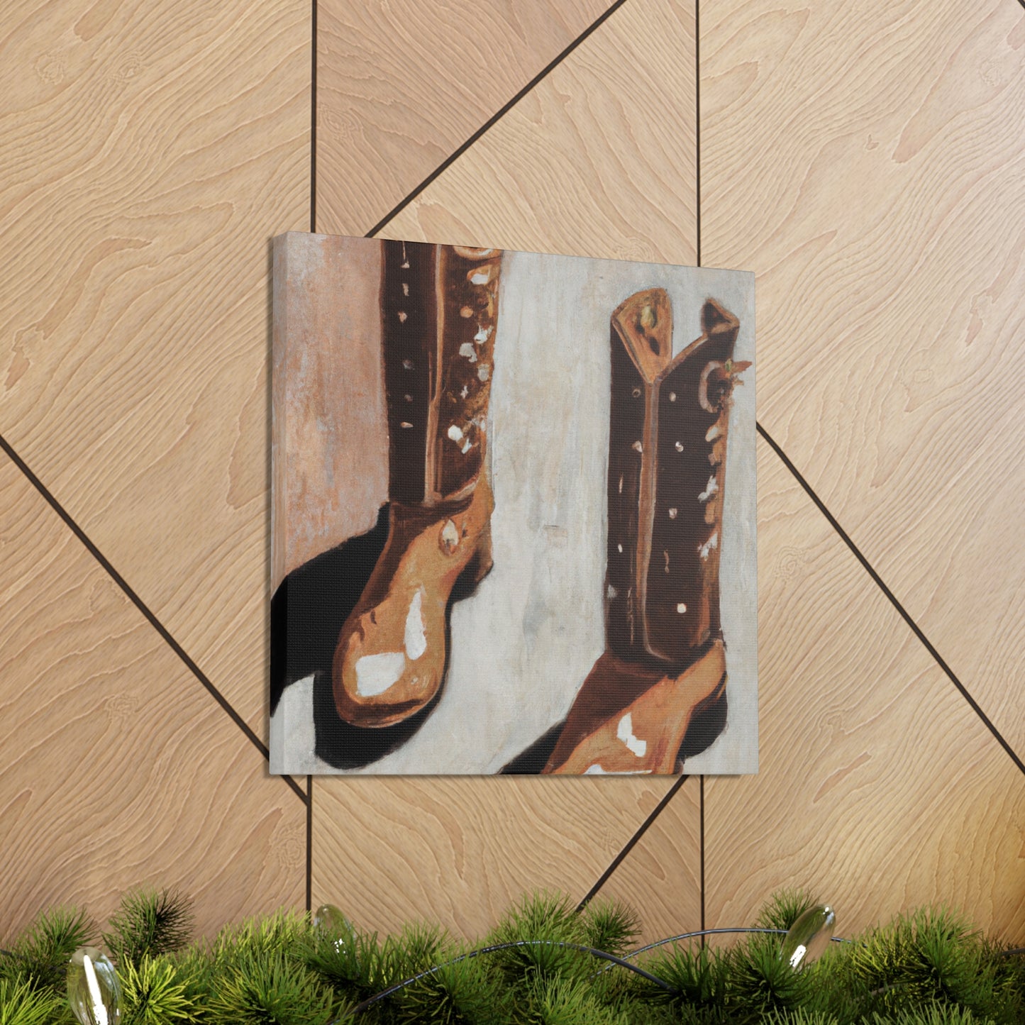 Boots in Minimalism - Canvas