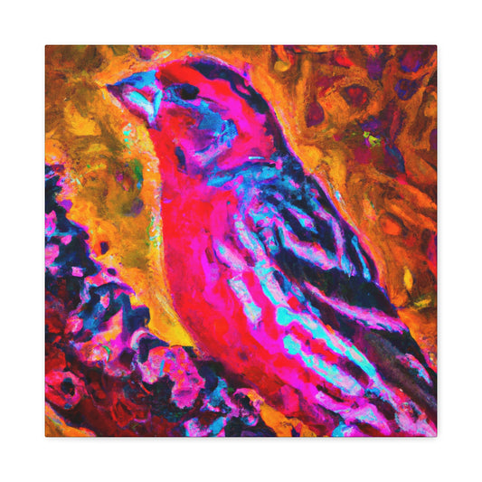 Finch in Morning Light - Canvas