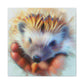 "Hedgehog in Hyperrealism" - Canvas