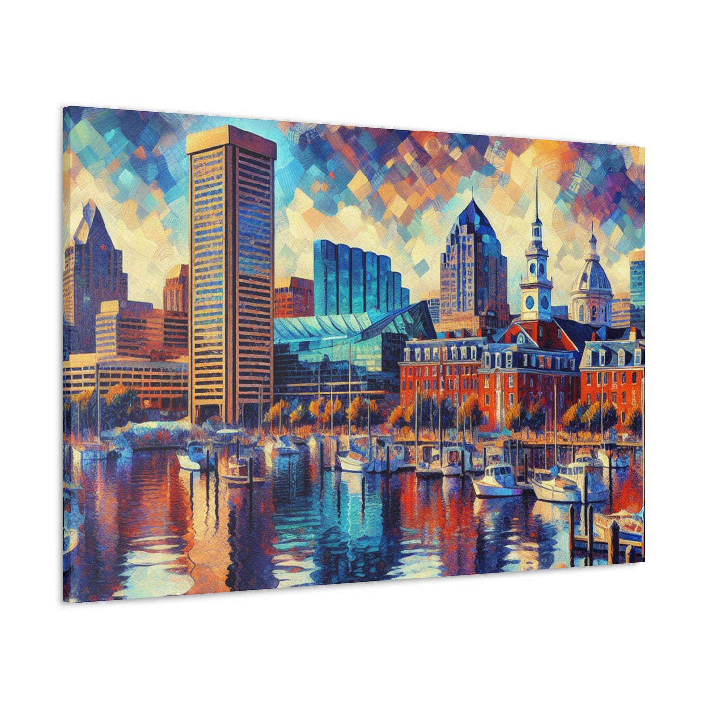 Urban Harmony Unveiled - Canvas