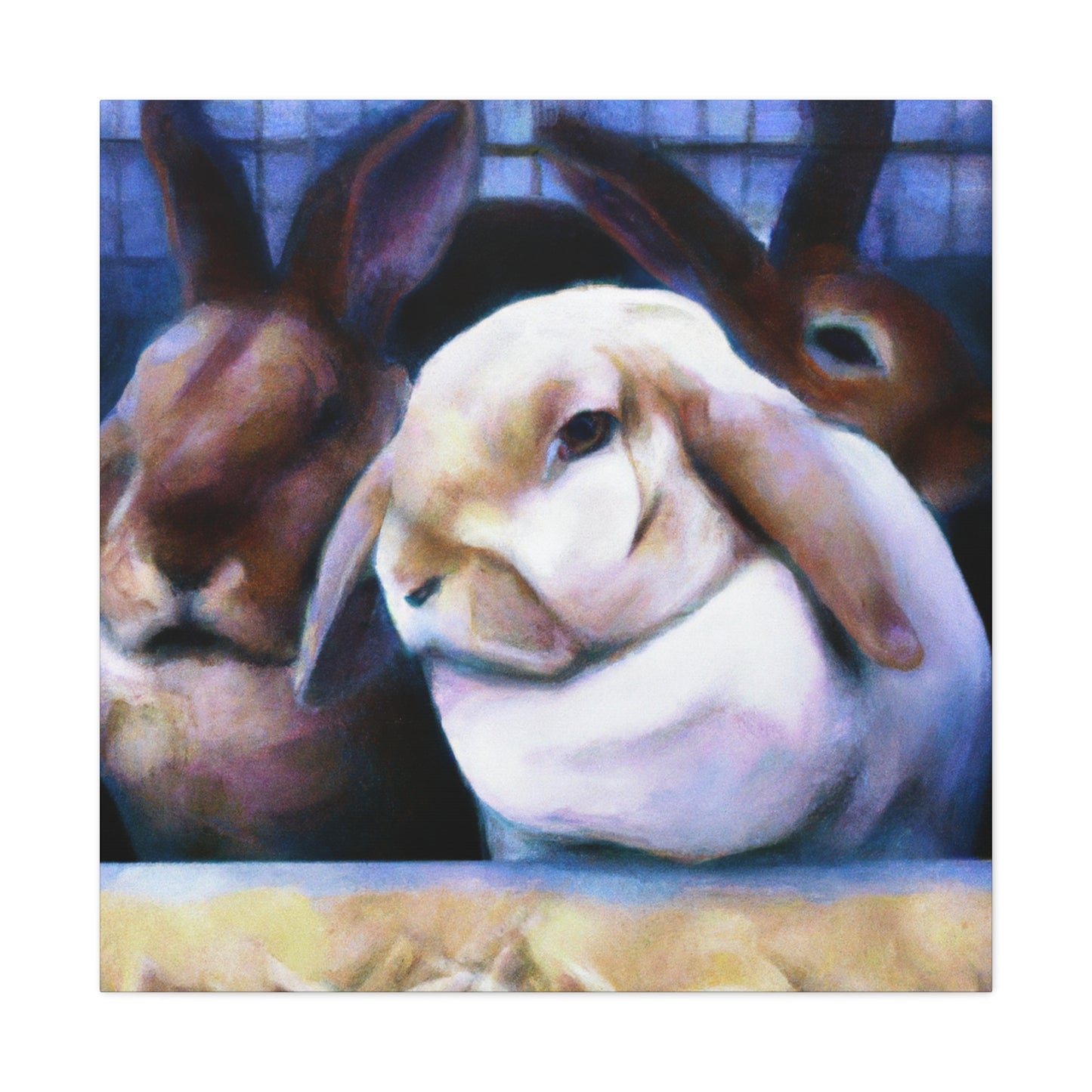 Furry Rabbit Realism - Canvas