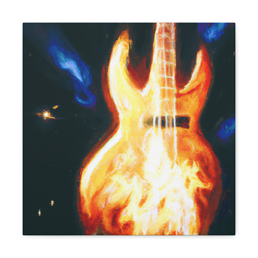 "Bass Guitar Groove Vibes" - Canvas