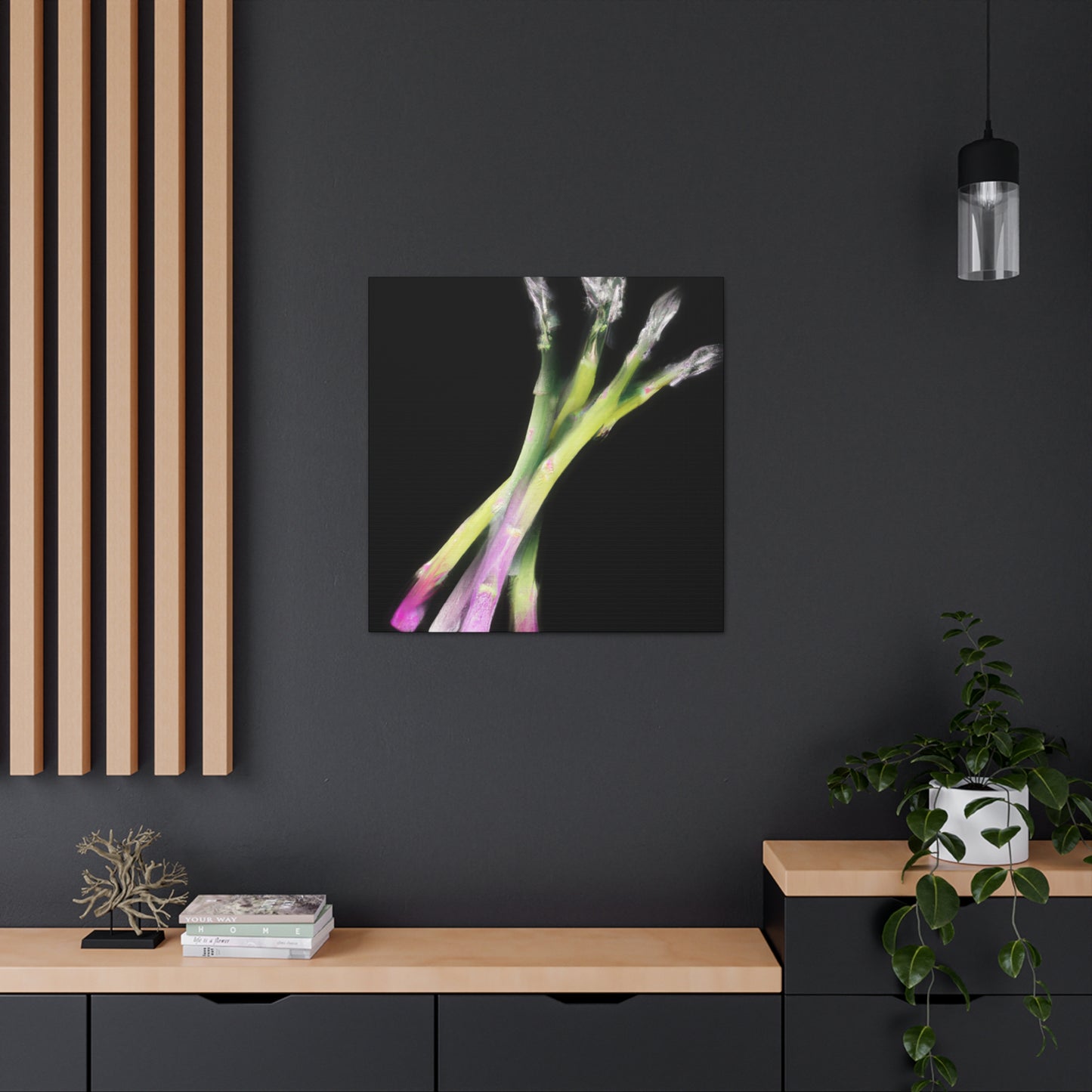 "Asparagus Remixed Renewed" - Canvas