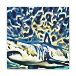 "Shark in Surrealism". - Canvas