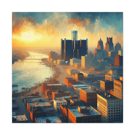 "Emerging Detroit Dreams" - Canvas