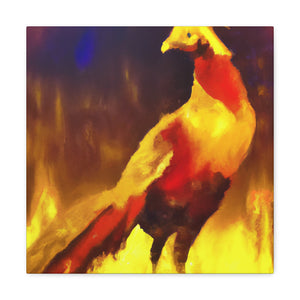 "Golden Pheasant Dance" - Canvas