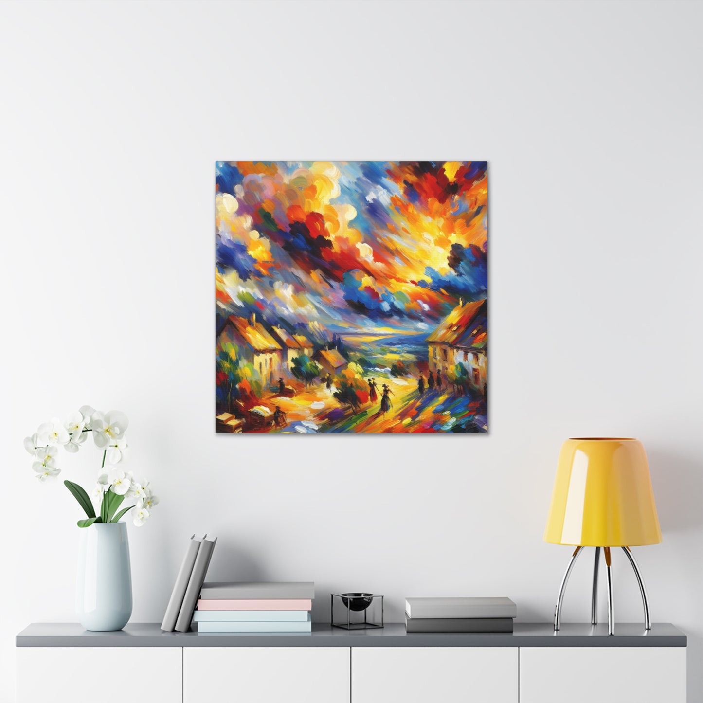 "Color Symphony Unleashed" - Canvas