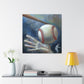 "Baseball in Hyperrealism" - Canvas